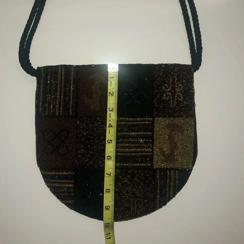 Vintage 70s Heaven Beaded Crossbody Bag